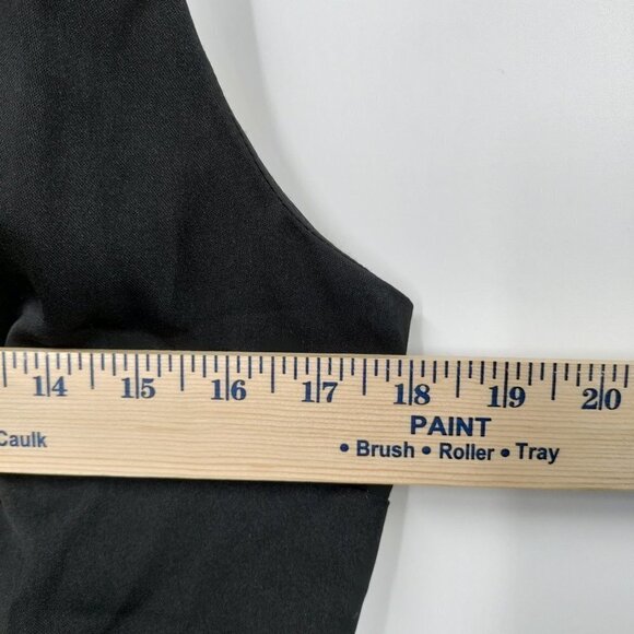 New Fourteenth Place Cut Out Cross Neck Sleeveless Cocktail Dress Medium Black - Picture 10 of 13